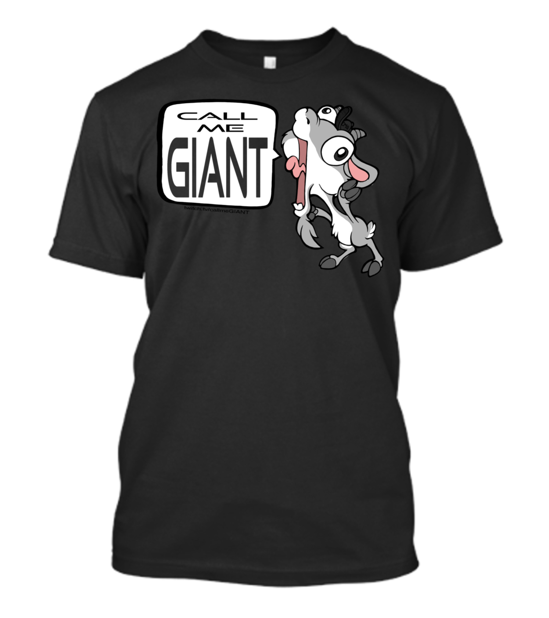 CALL ME GIANT Screaming Goat Twitch CallmeGIANT T-Shirt