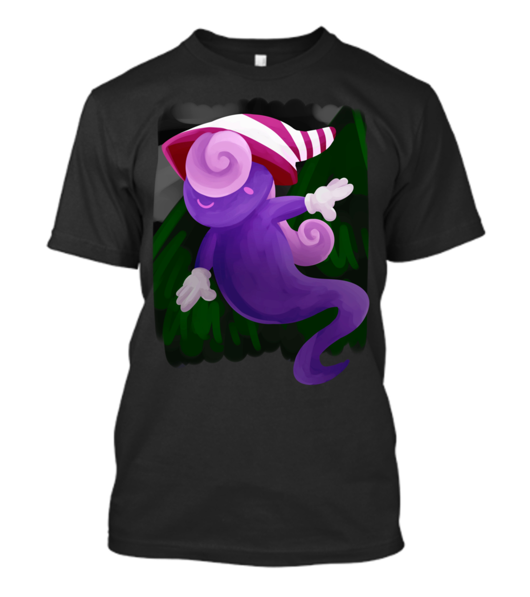 Vivian The Shadow Siren Ghostly Character T-Shirt