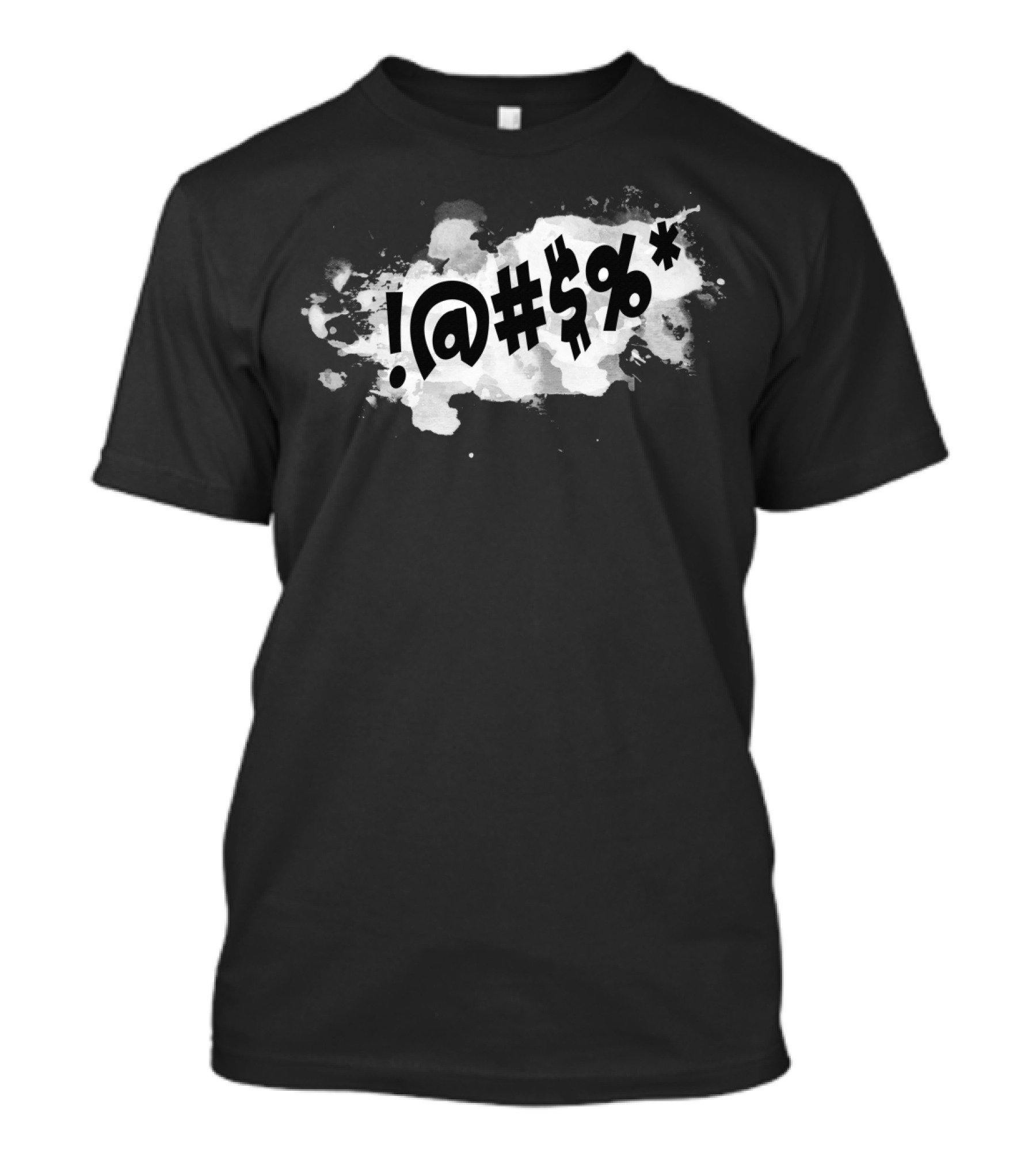 Vulgarity Symbol Mashup Splash T-Shirt
