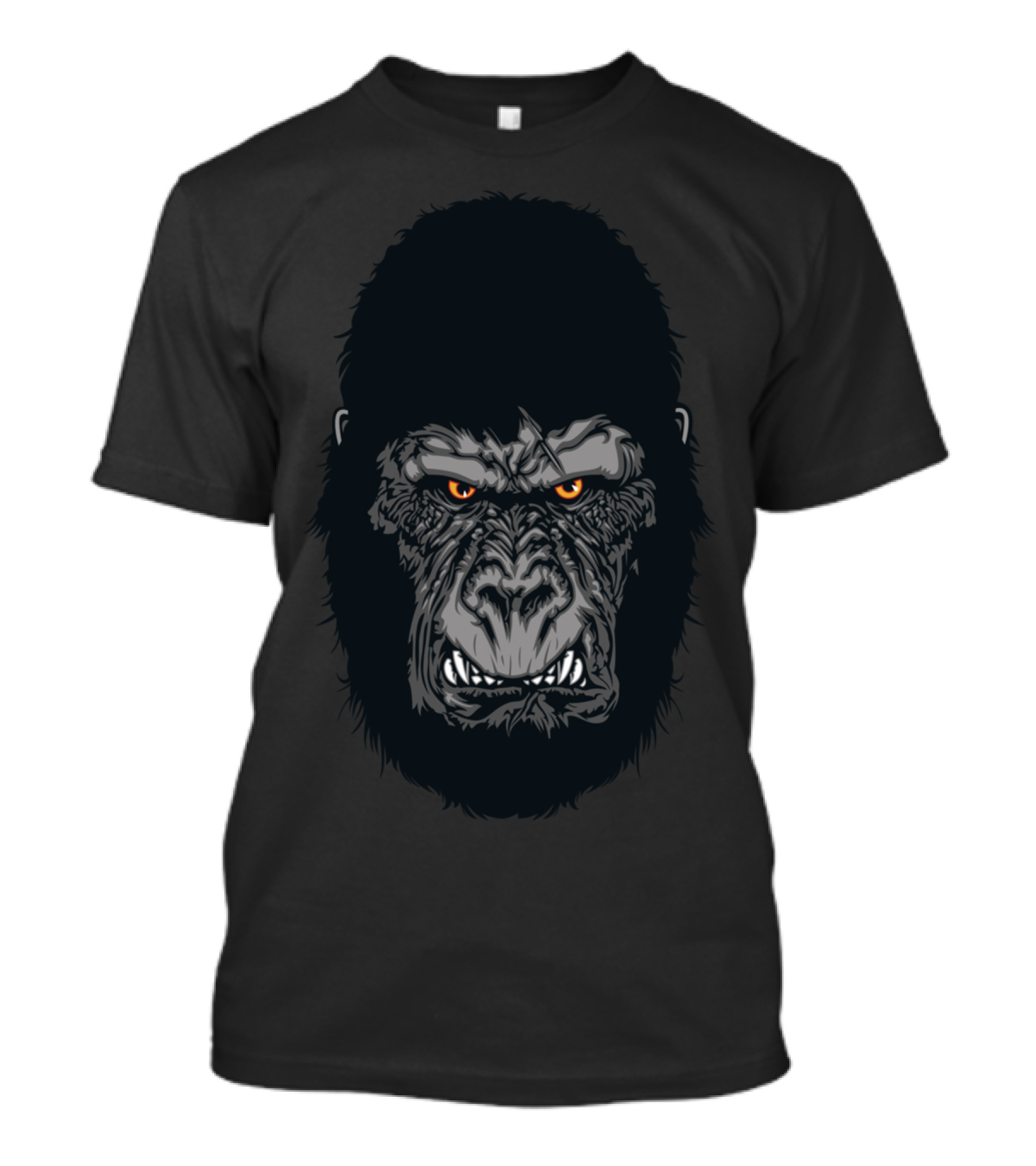 Angry Gorilla Fierce Face With Intense Eyes T-Shirt
