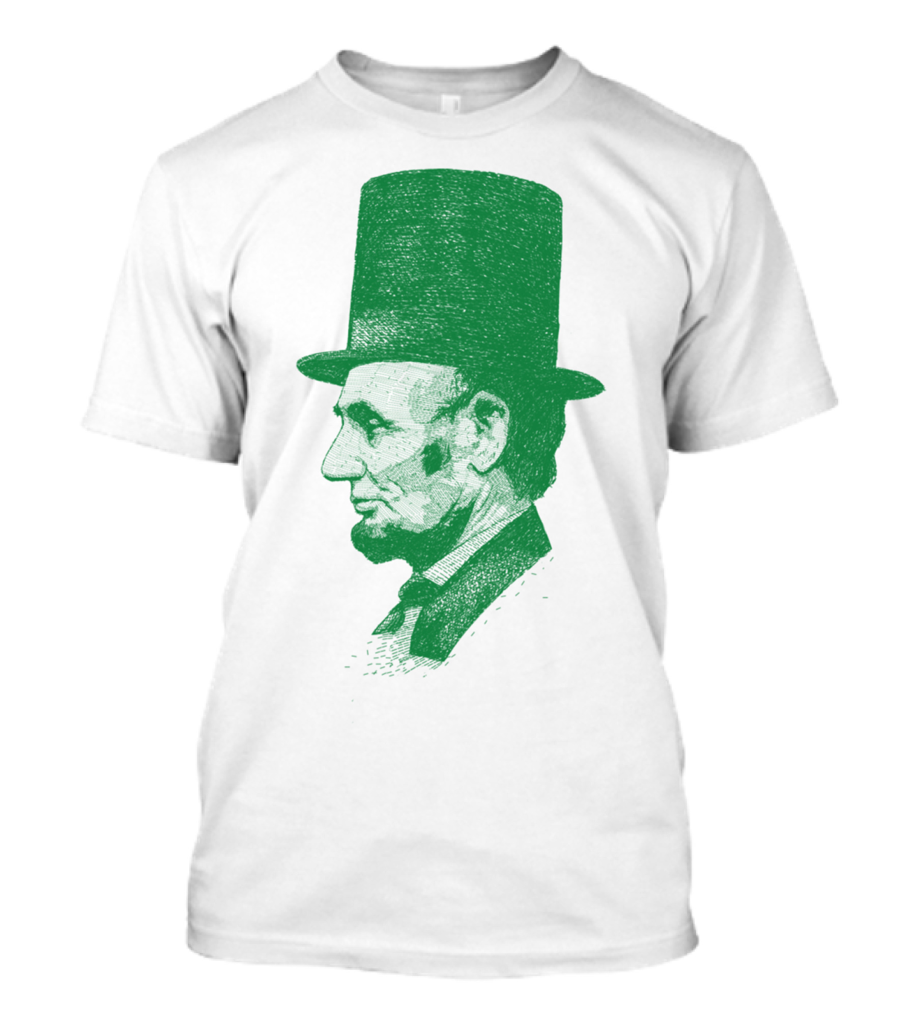 Abraham Lincoln Green T-Shirt