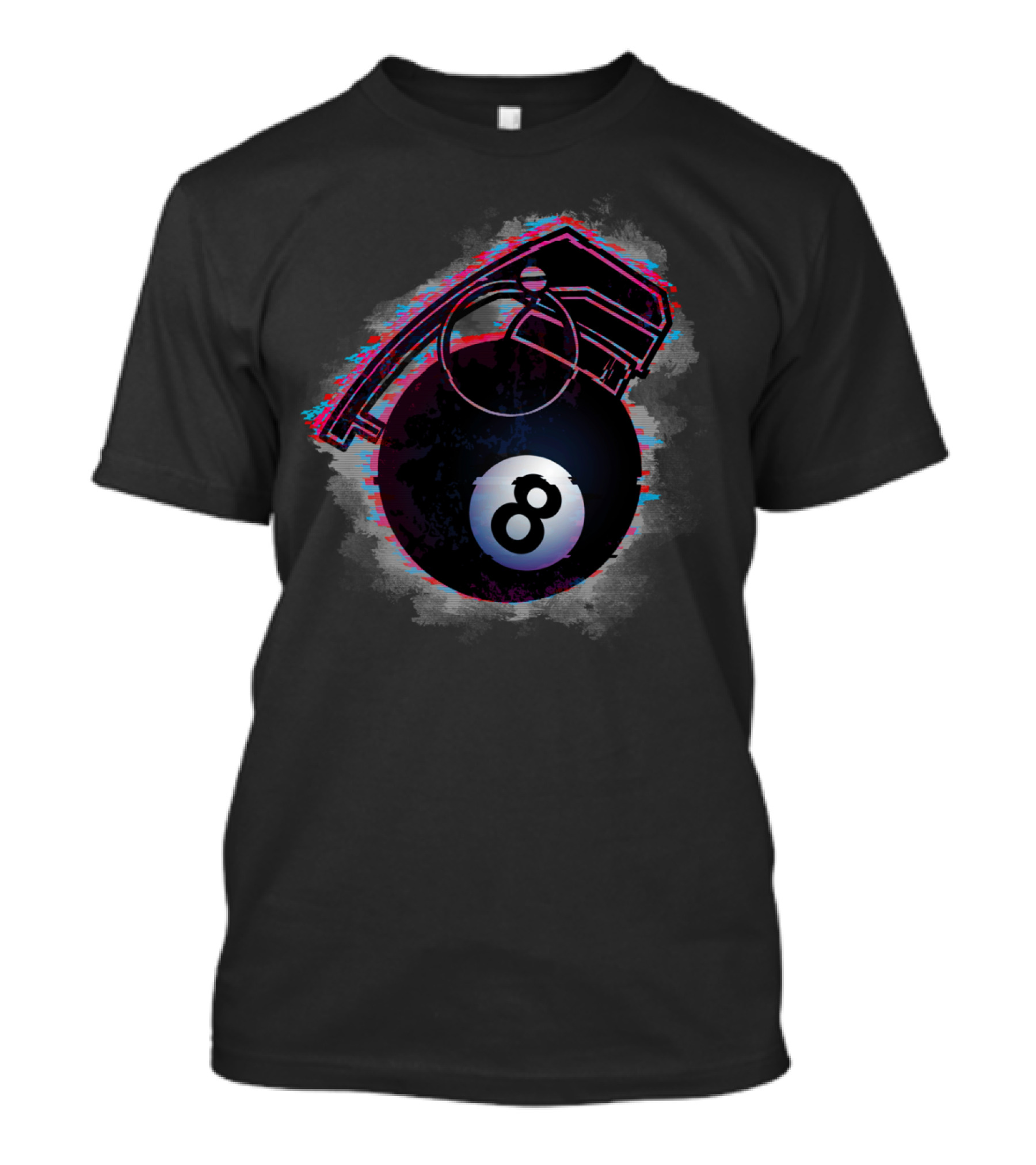 Frag Out Glitch Grenade 8 Ball Fusion T-Shirt