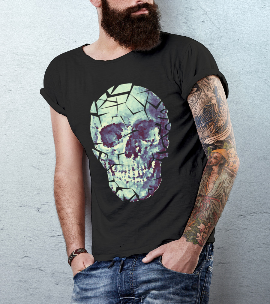 Fragments Of The King Skull Mosaic T-Shirt