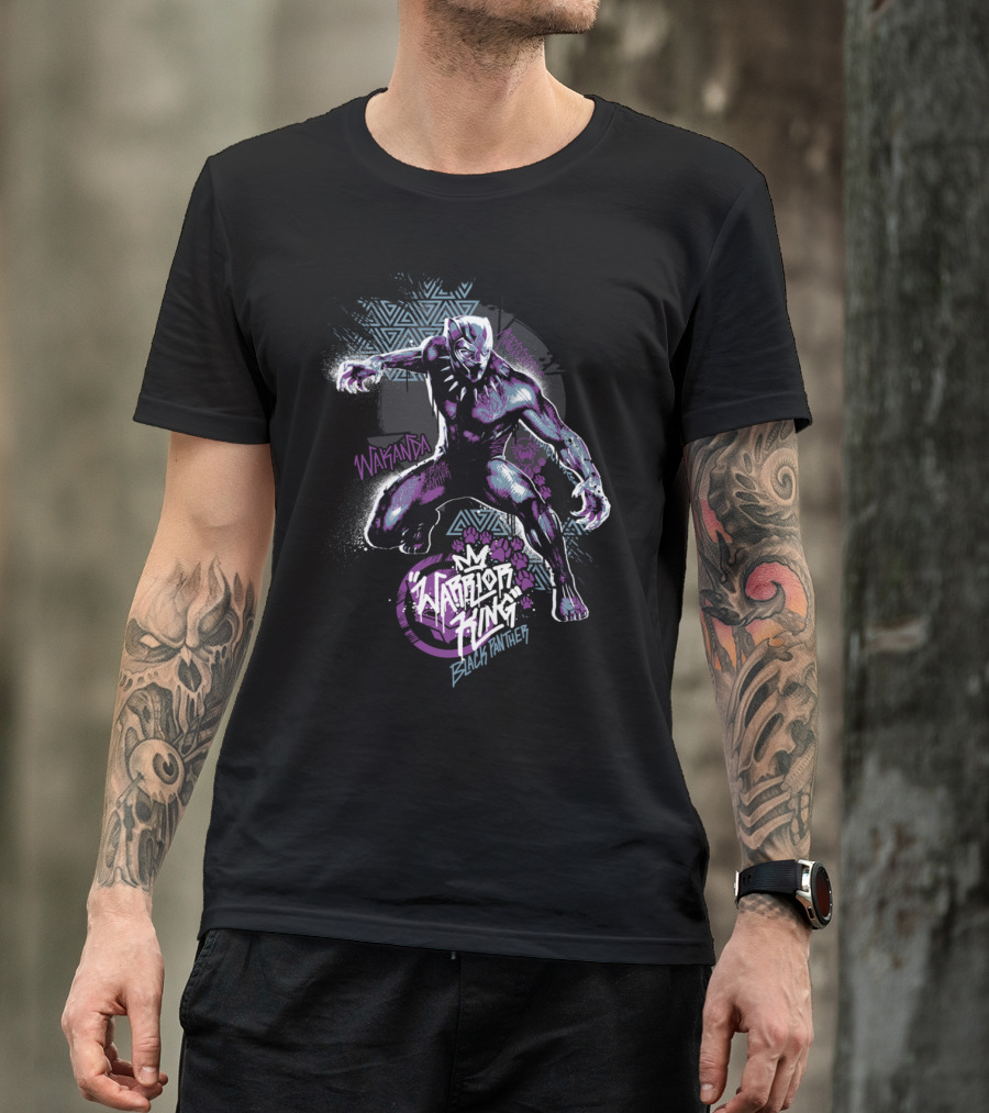 Wakanda Warrior King Black Panther T-Shirt