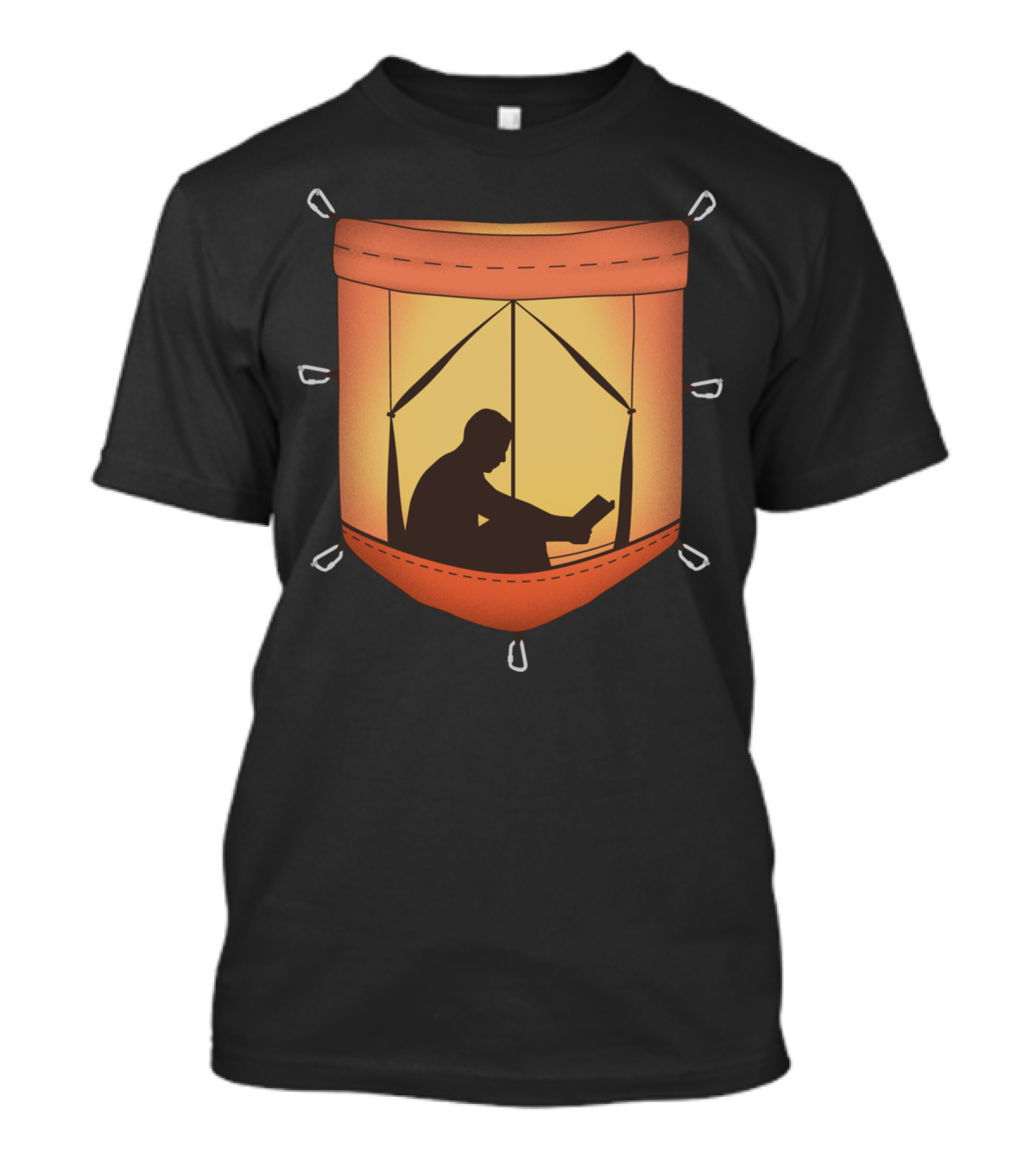 Campbook Tent Reading Hammock T-Shirt