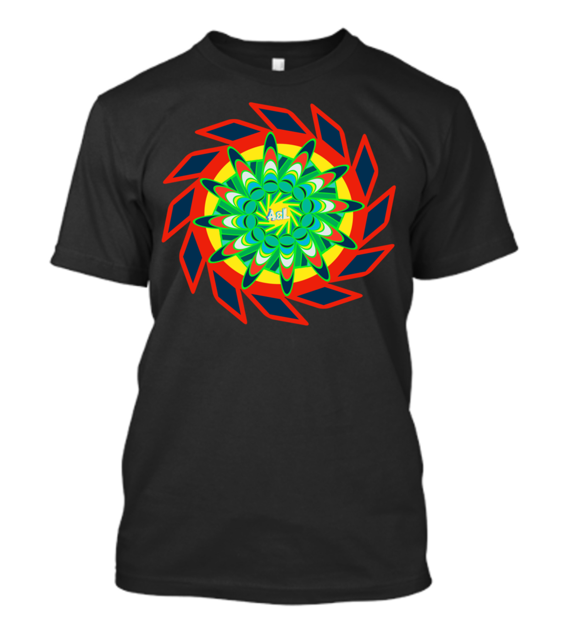 AaL Mandala Cierra Abstract Kaleidoscope T-Shirt