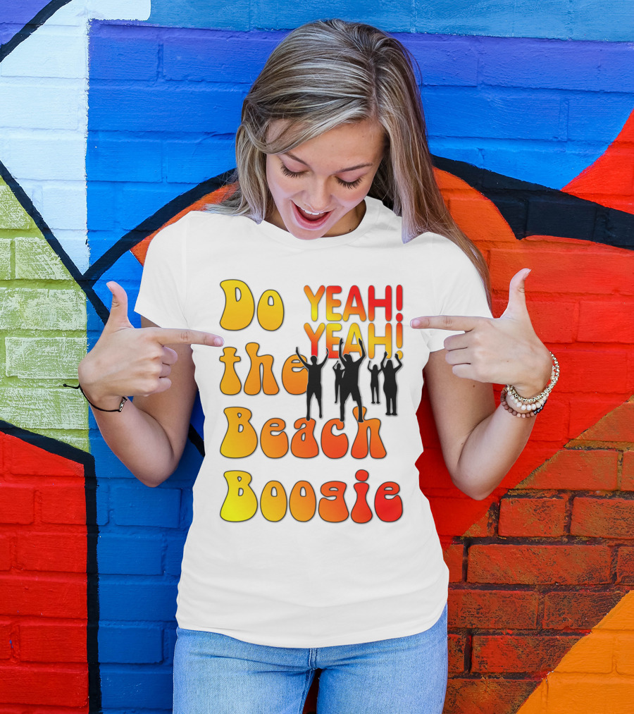 Do The Beach Boogie YEAH YEAH Dancing Silhouettes T-Shirt