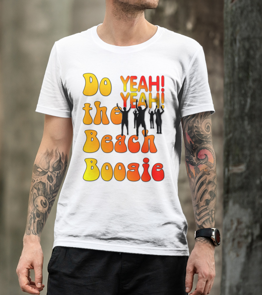 Do The Beach Boogie YEAH YEAH Dancing Silhouettes T-Shirt