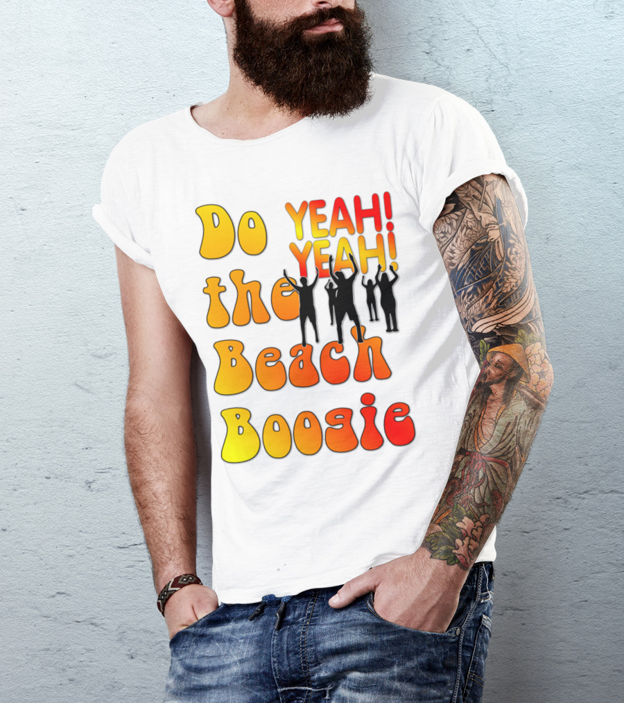 Do The Beach Boogie YEAH YEAH Dancing Silhouettes T-Shirt