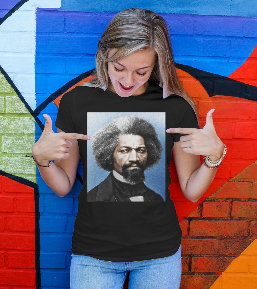Frederick Douglass Portrait Colorized T-Shirt