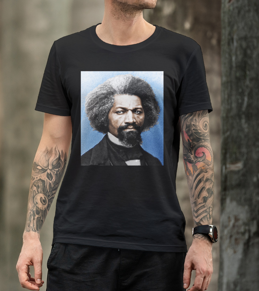 Frederick Douglass Portrait Colorized T-Shirt