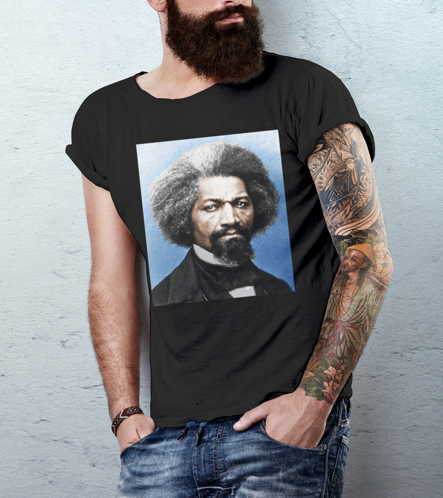 Frederick Douglass Portrait Colorized T-Shirt