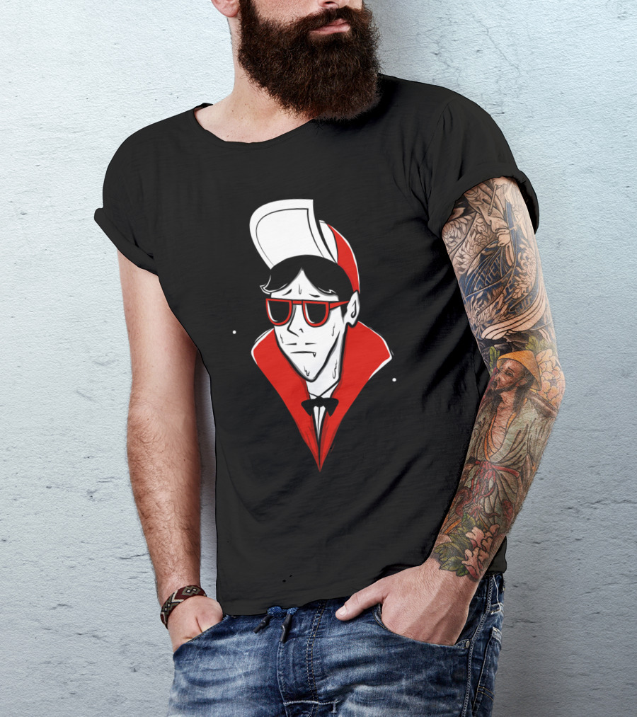 Count Drac In Red Sunglasses And Cap T-Shirt