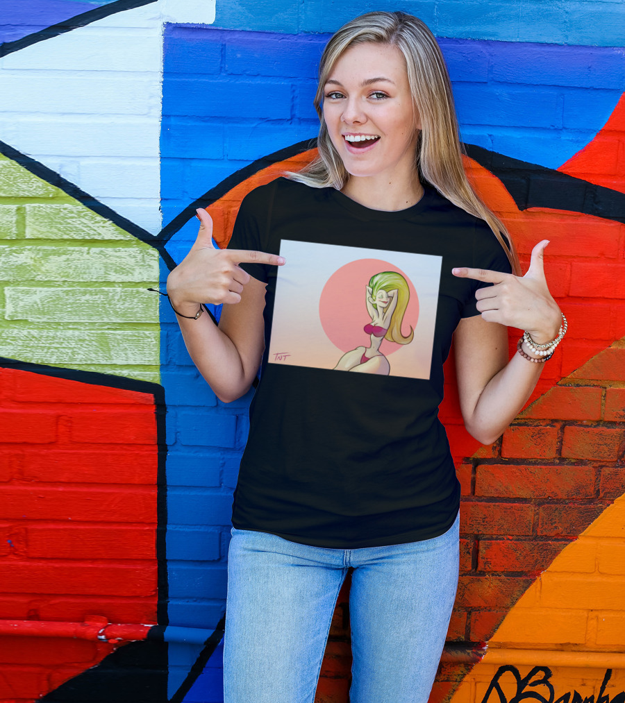 Beach Babe TNT Tropical Sunset Vibes T-Shirt