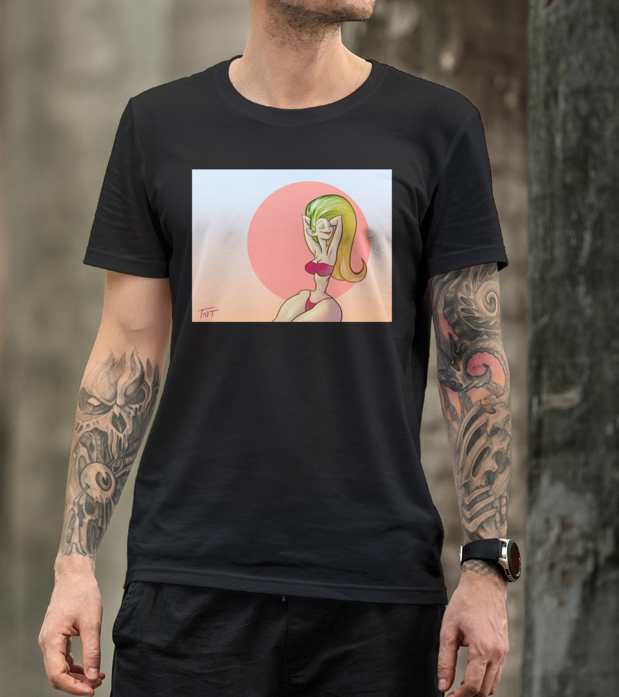 Beach Babe TNT Tropical Sunset Vibes T-Shirt