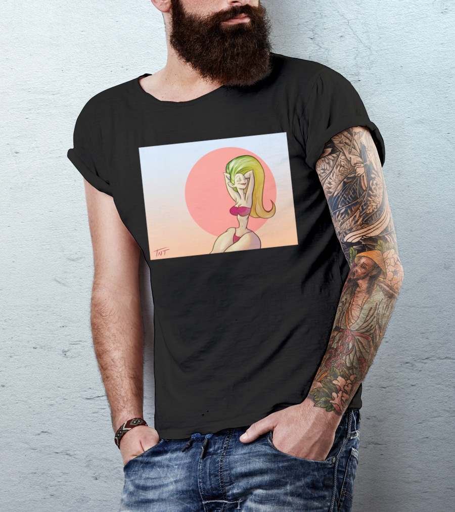 Beach Babe TNT Tropical Sunset Vibes T-Shirt