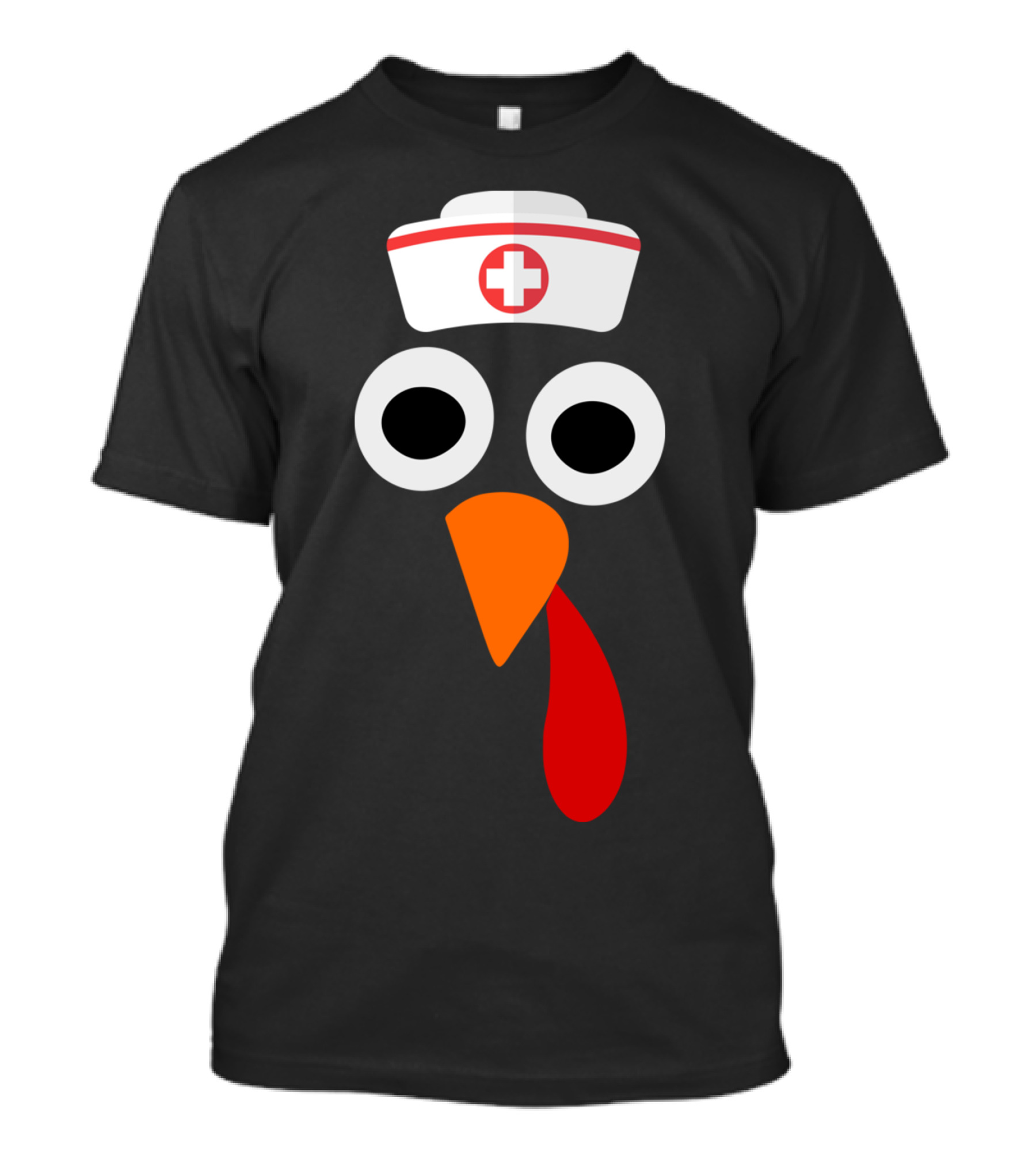 Turkey Nurse Hat Thanksgiving T-Shirt