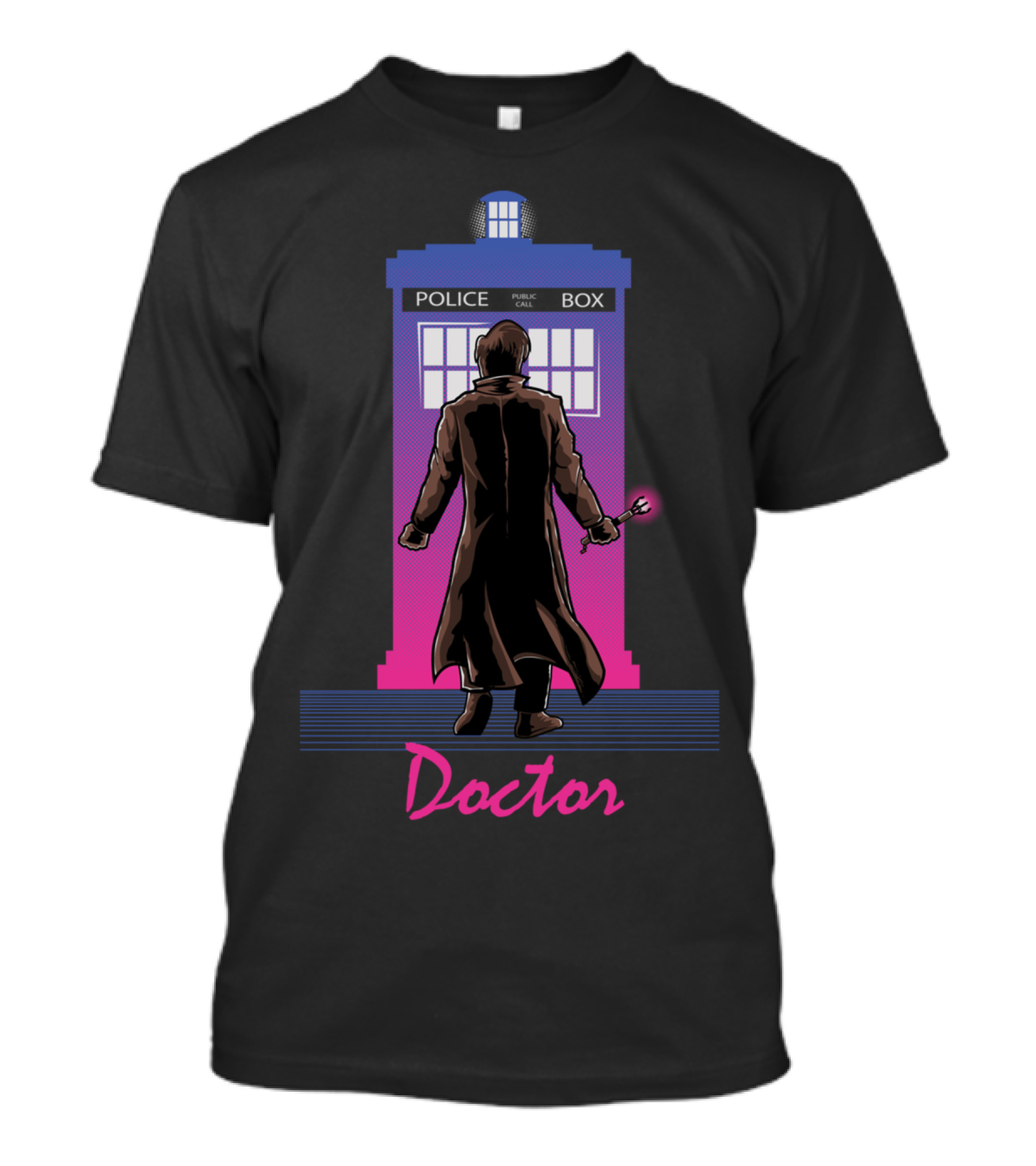Doctor TARDIS Police Box T-Shirt