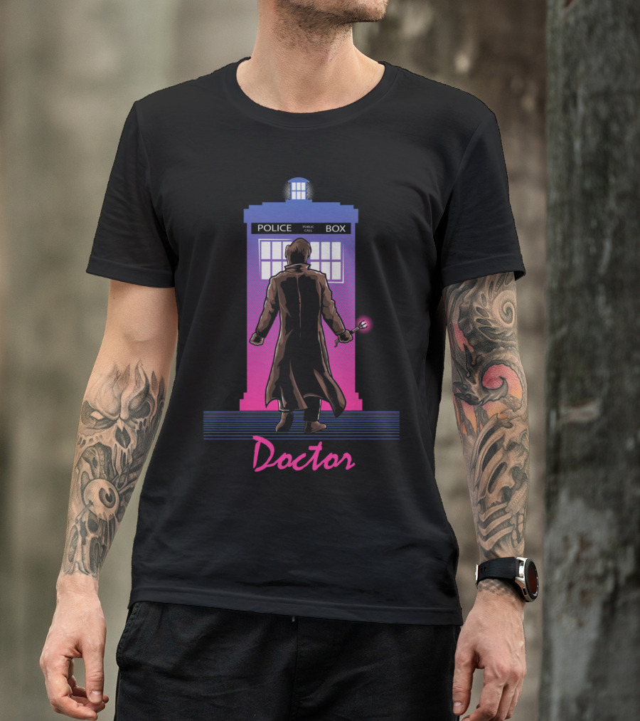 Doctor TARDIS Police Box T-Shirt