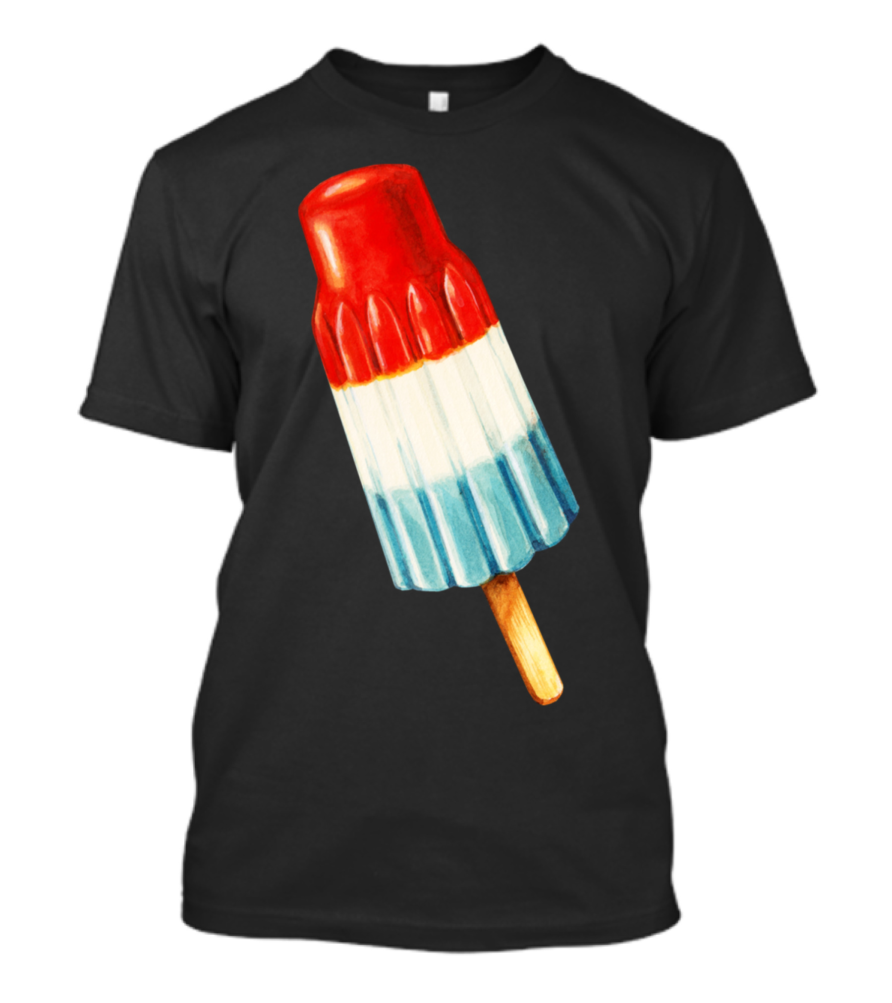 Bomb Pop Red White Blue Popsicle T-Shirt