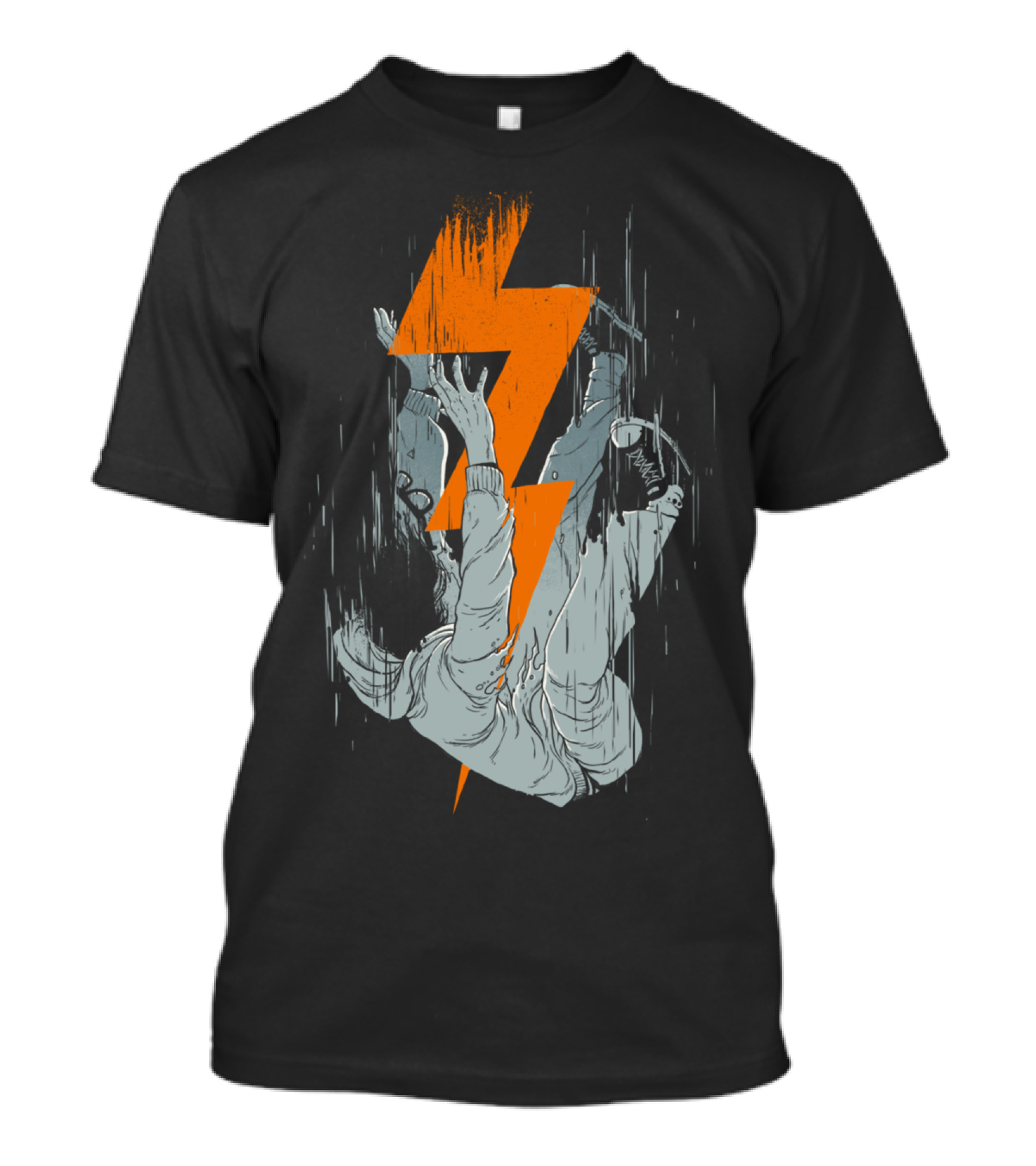 Fall Effect Lightning Descent T-Shirt
