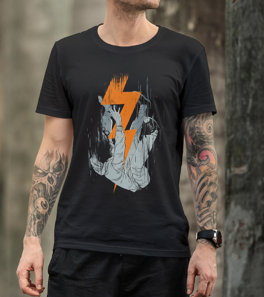 Fall Effect Lightning Descent T-Shirt
