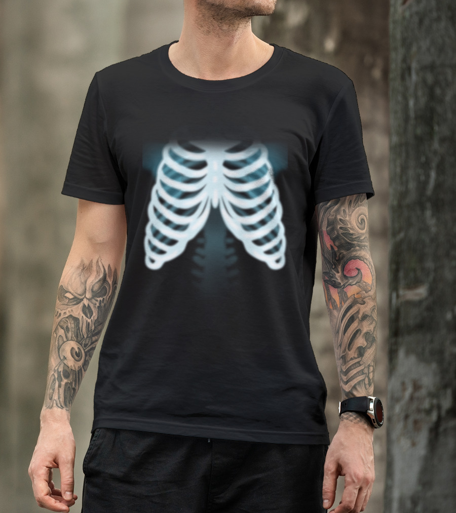 Bone Scan Rib Cage X-Ray Image T-Shirt