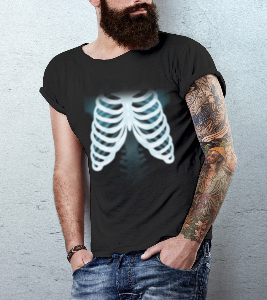 Bone Scan Rib Cage X-Ray Image T-Shirt