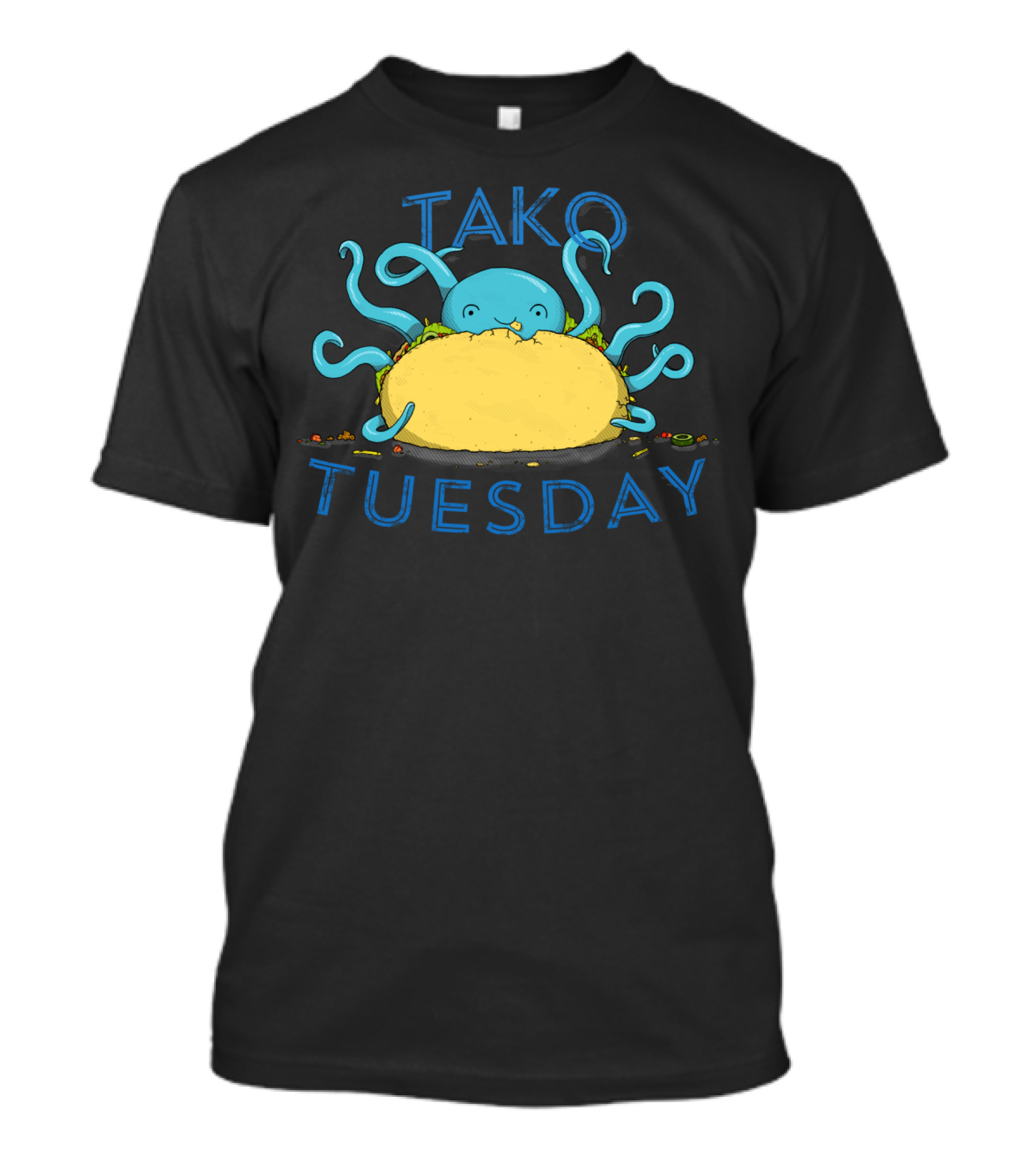 Tako Tuesday Octopus Taco Fun T-Shirt