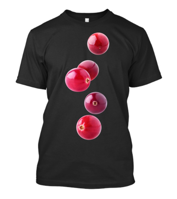 Falling Cranberries Sti Natural Red Fruits T-Shirt