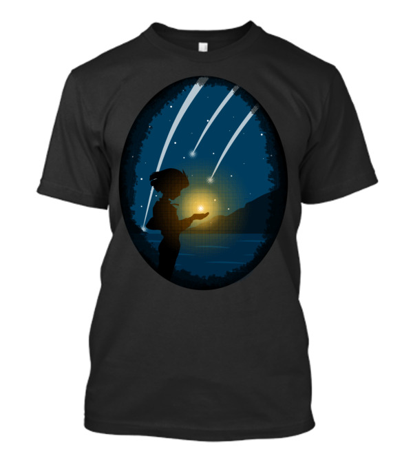 Falling Stars Catching Light T-Shirt