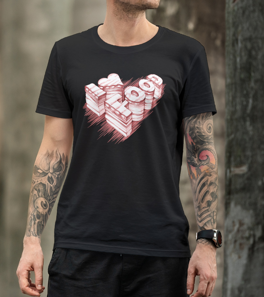 I Love Food Sandwich Stack T-Shirt