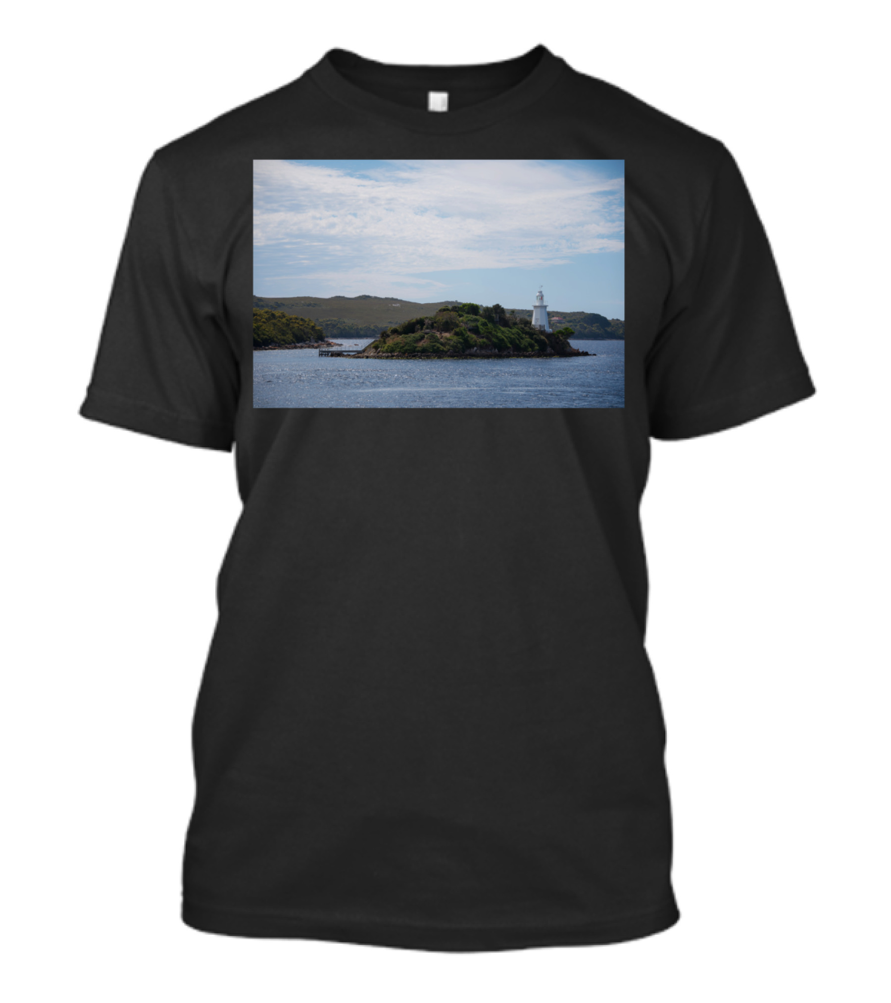 Bonnet Island Lighthouse Scenic View T-Shirt