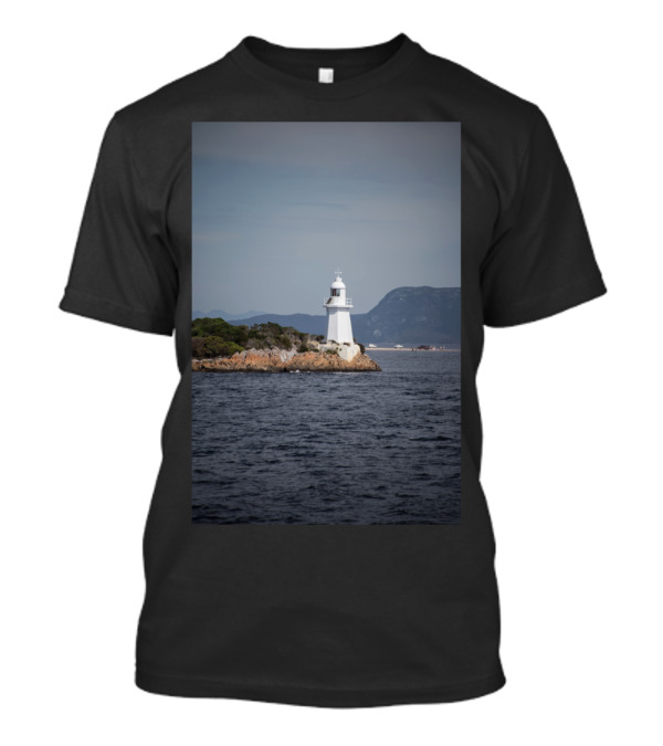 Bonnet Island Lighthouse Coastal View T-Shirt