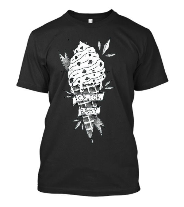 Ice Ice Baby Candy Cone Tattoo T-Shirt