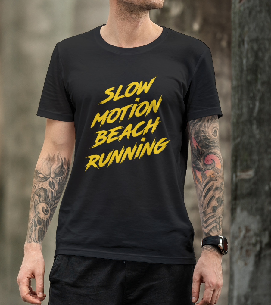 Slow Motion Beach Running T-Shirt