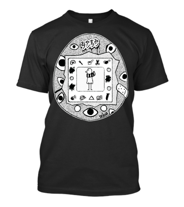 Tamapunpun Eye Pattern Digital Pet T-Shirt