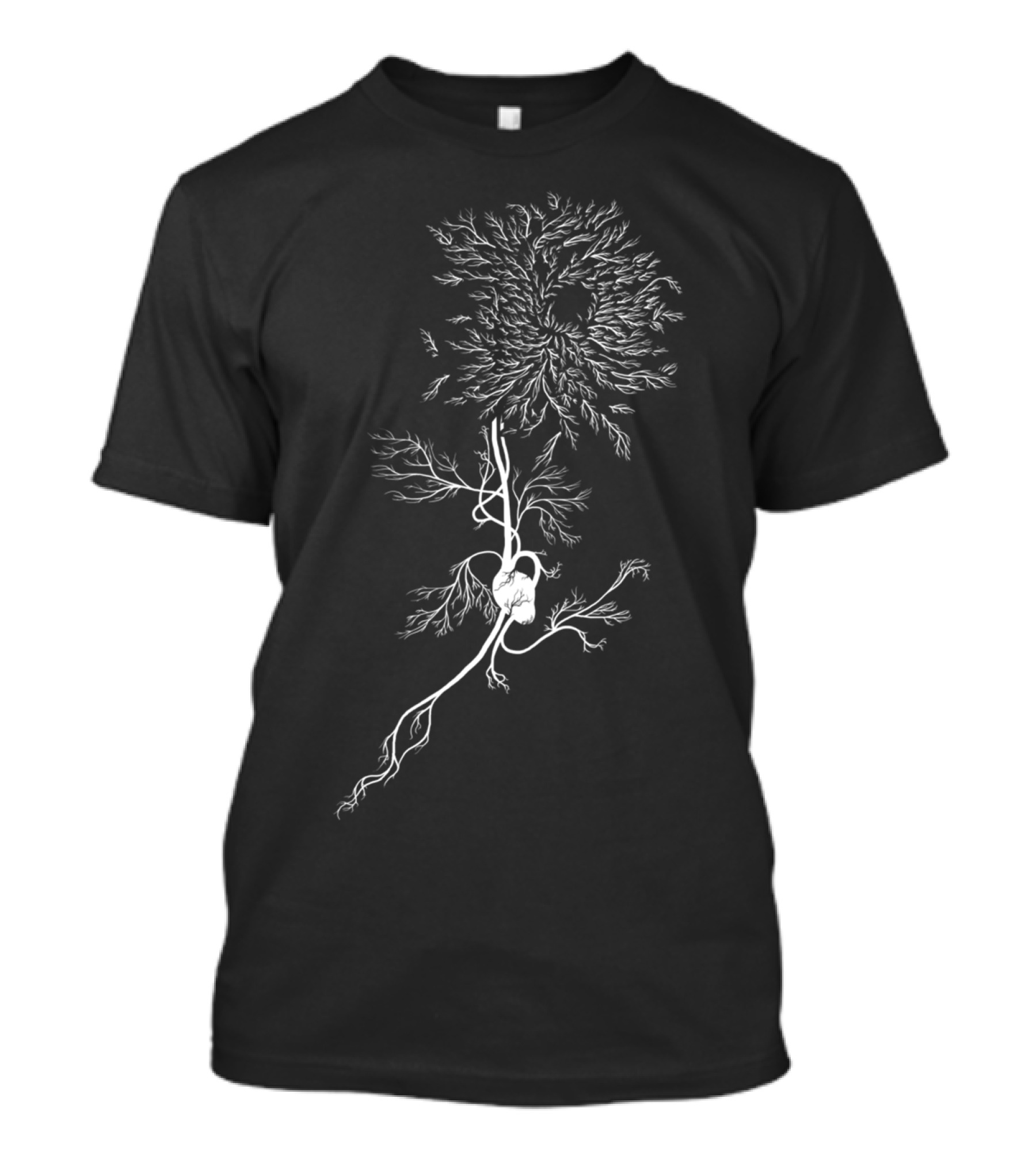 White Chrysanthemum Botanical T-Shirt