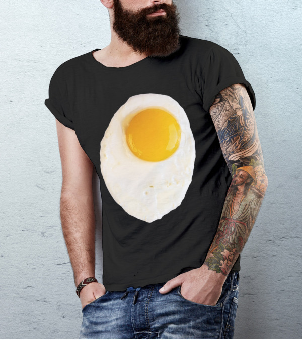 Fried Egg Aesthetic Egg Yolk T-Shirt