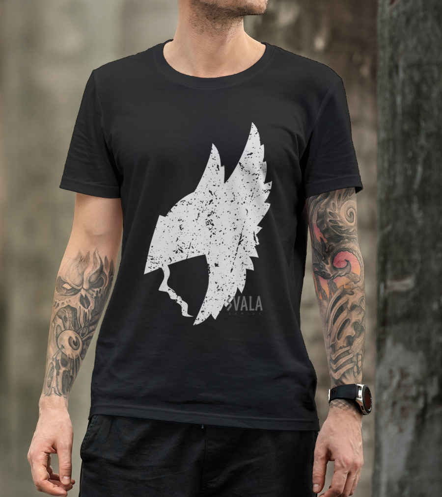 VALA Gaming White Winged Helmet T-Shirt