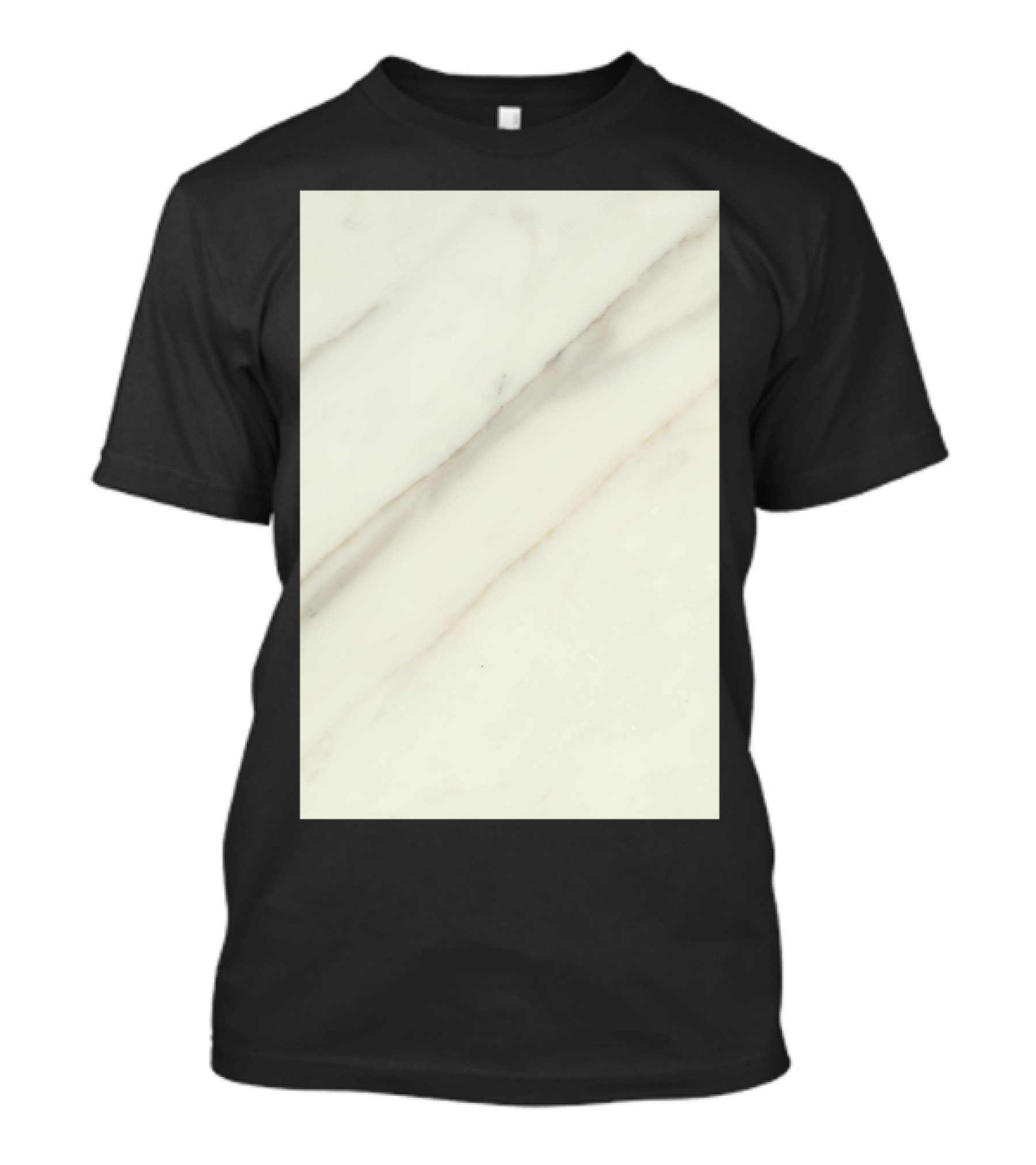White Marble Pattern Texture T-Shirt