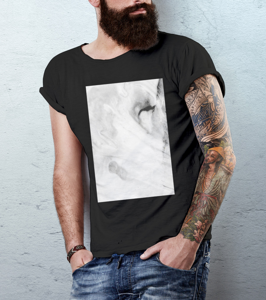 White Marble Texture Phone Aesthetic T-Shirt
