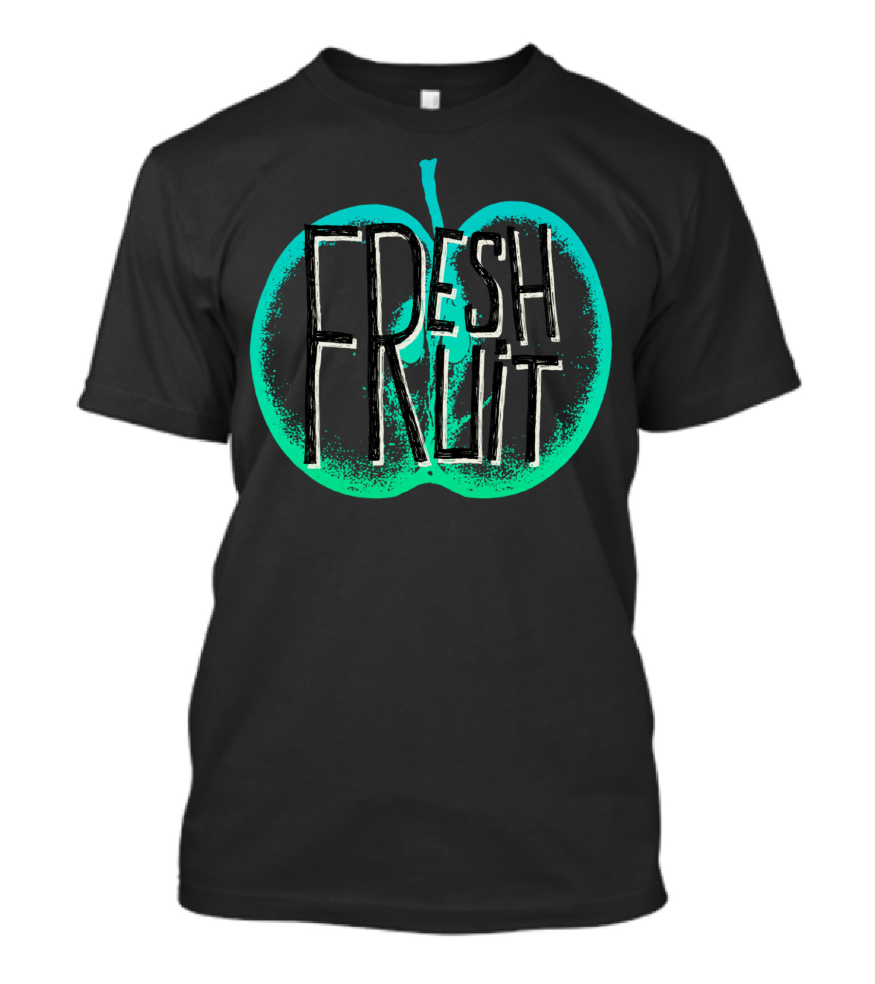 Apple Fresh Fruit Retro Neon T-Shirt