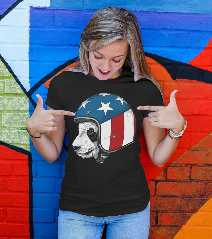 Beijing To New York Panda Helmet T-Shirt