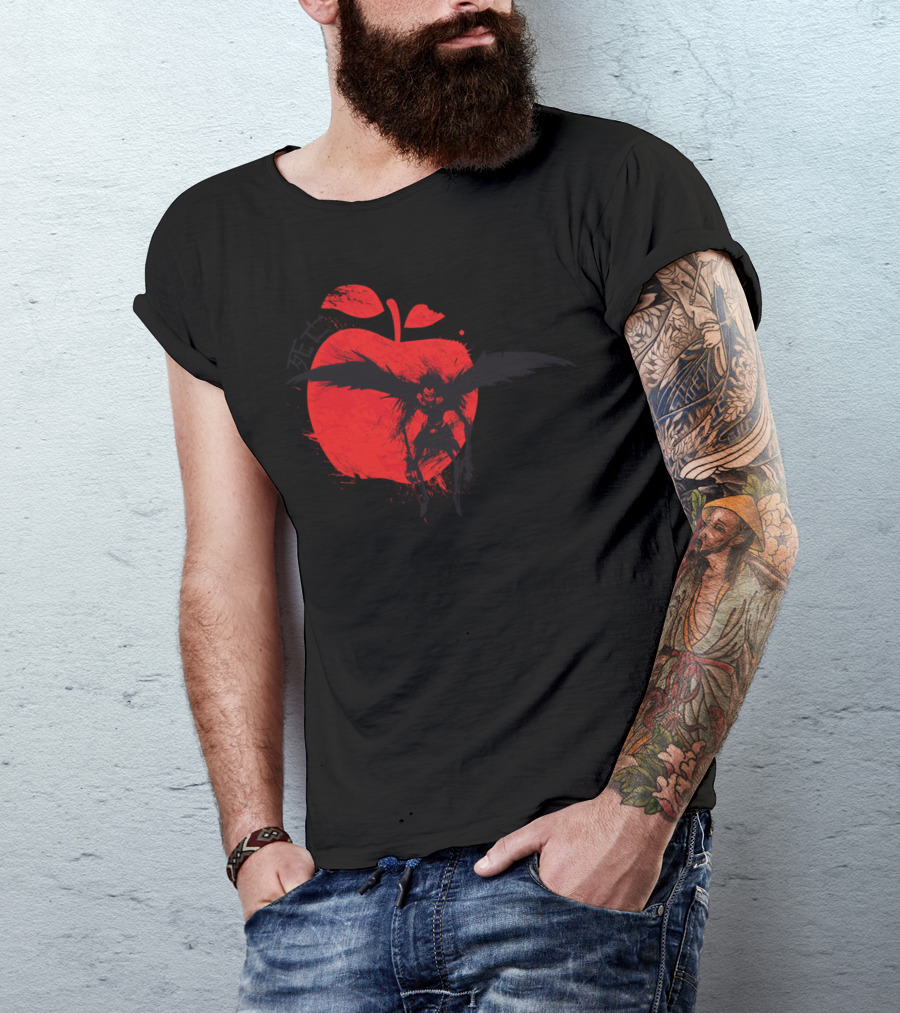 Death Note Ryuk Red Apple T-Shirt
