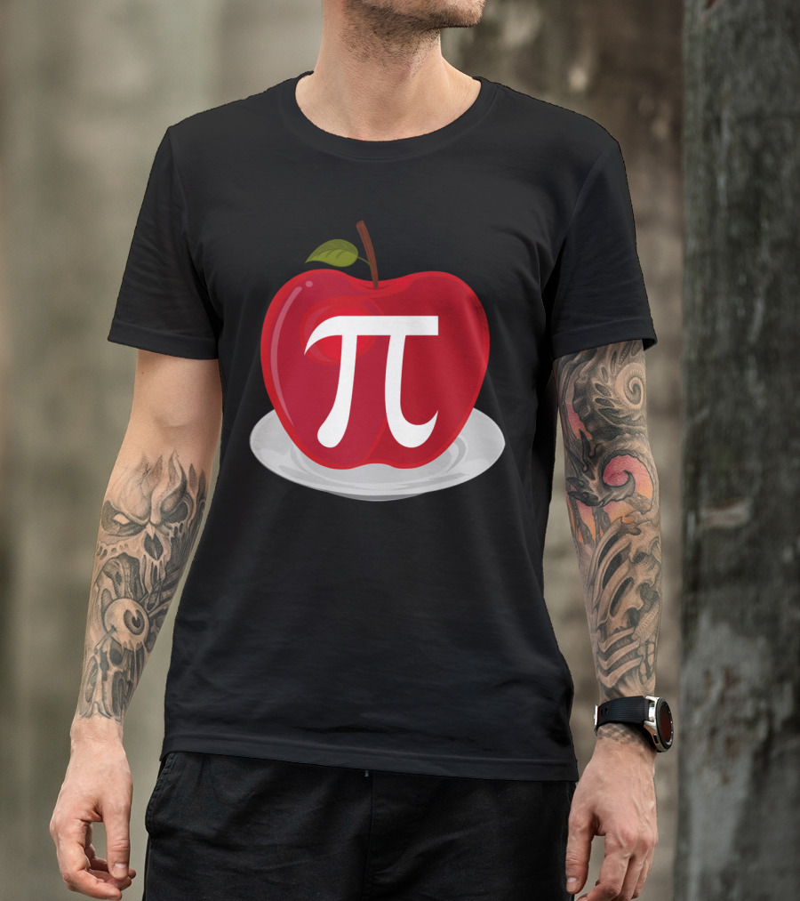 Apple Pi On Plate T-Shirt