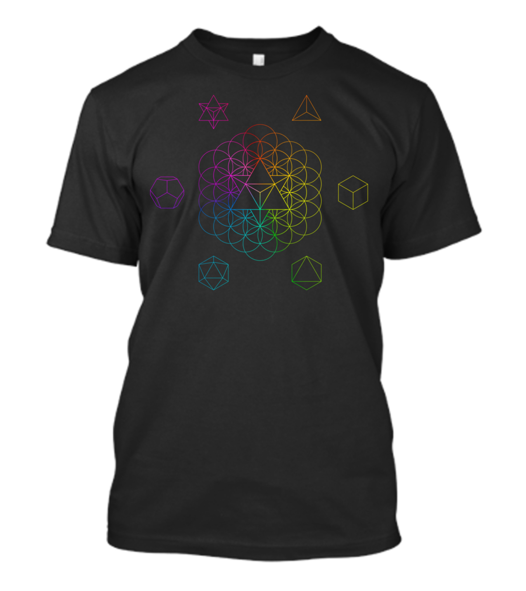 From The Void Full Spectrum Geometric Shapes T-Shirt