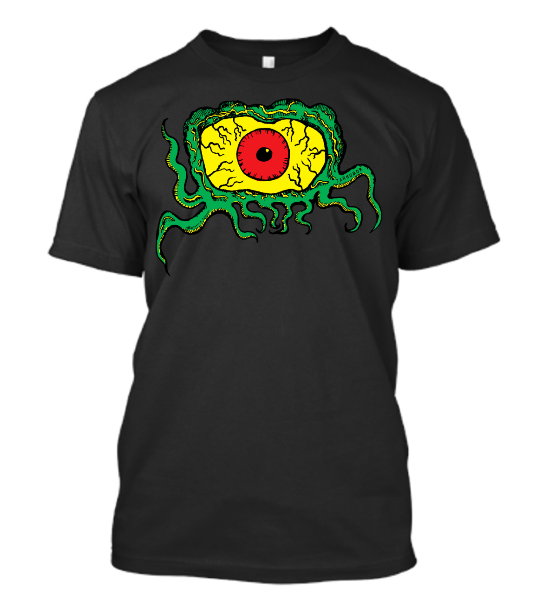 Crawling Eye Monster Retro Horror Creature With Tentacles T-Shirt