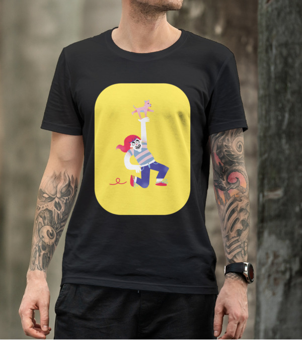 Playful Dog Lover Adventure Moment T-Shirt