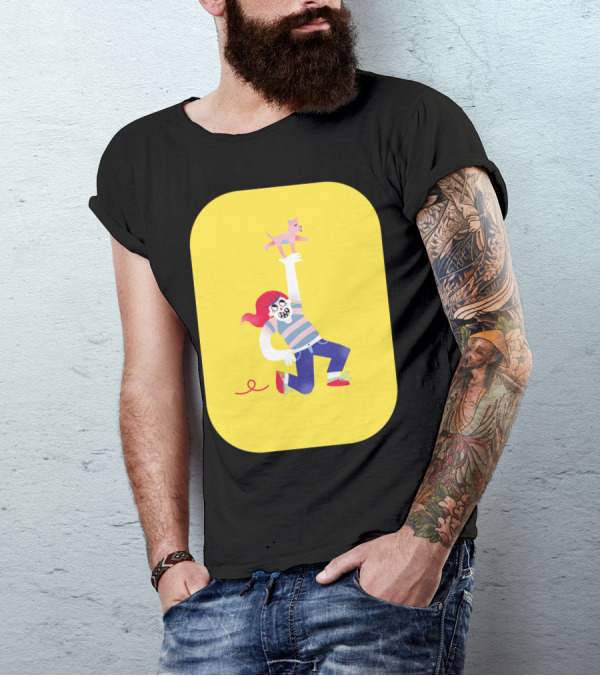 Playful Dog Lover Adventure Moment T-Shirt
